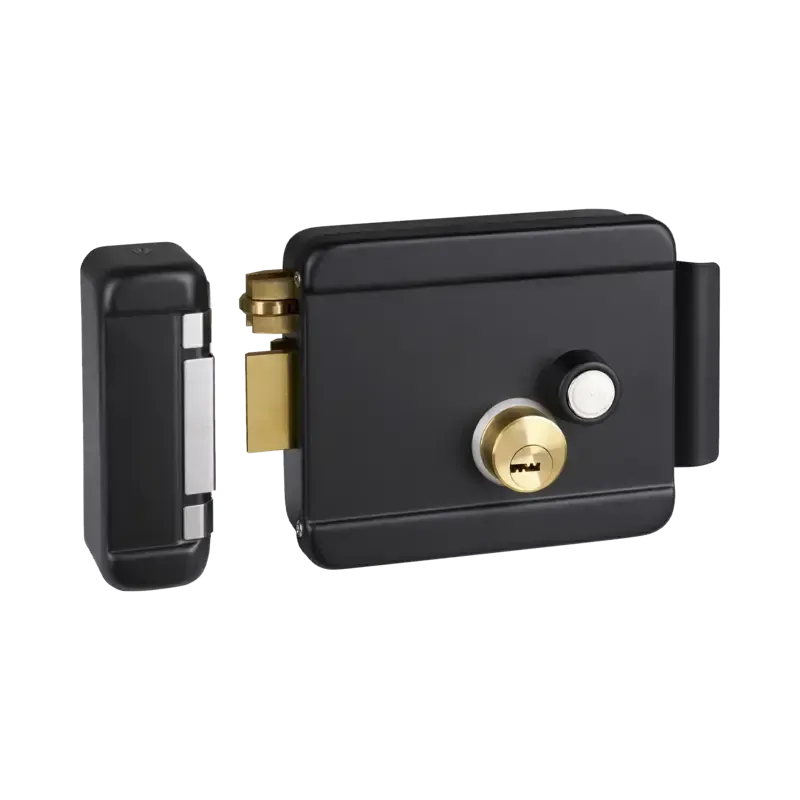 Cerradura Eléctrica con Botón de SalidaIncluye Lla Cerradura Eléctrica con Botón de SalidaIncluye Lla