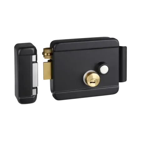 Cerradura Eléctrica con Botón de SalidaIncluye Lla