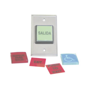 Boton de Salida - MuLTIPLES Placas- Luz LED -