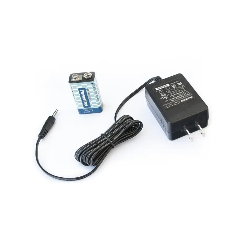 Cargador y bateria recargable de 9 Vcc para d