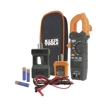 Kit de Amperímetro de Gancho 400A CA con Probador