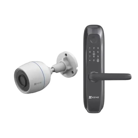 Kit de Cerradura Inteligente con Cámara IP Wi-Fi m