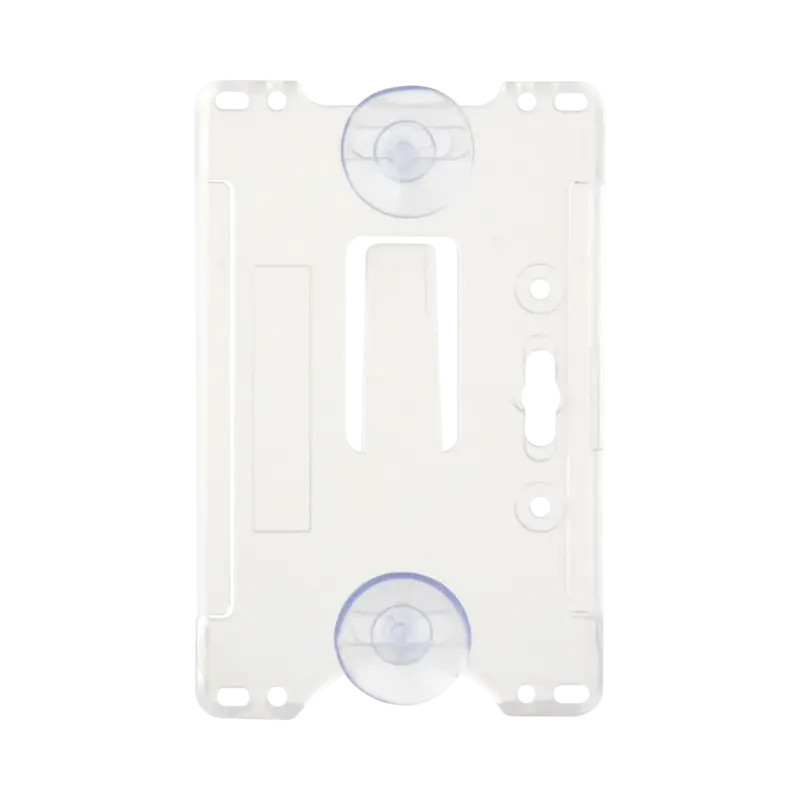 Porta tarjeta de plastico ABS - Transparente