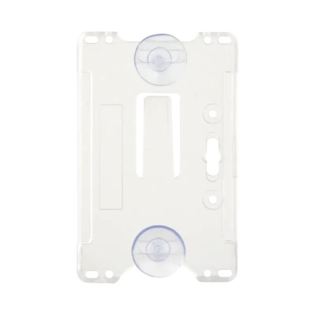 Porta tarjeta de plastico ABS - Transparente