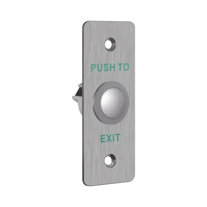 Botón de Salida MetálicoForma RectangularNormalmen Botón de Salida MetálicoForma RectangularNormalmen