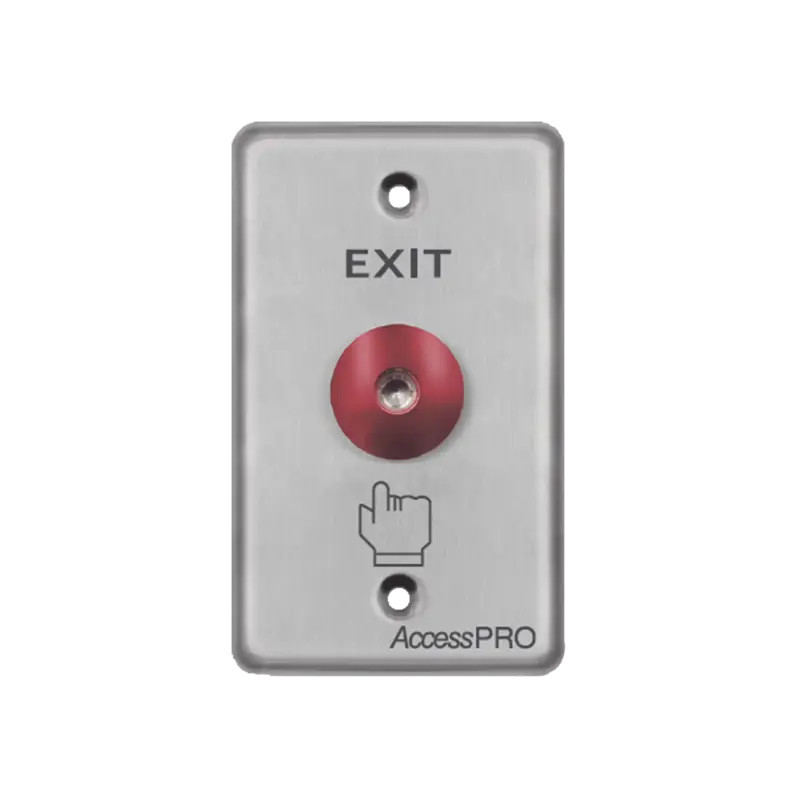 Boton tipo Hongo - Redondo Color Rojo con LED