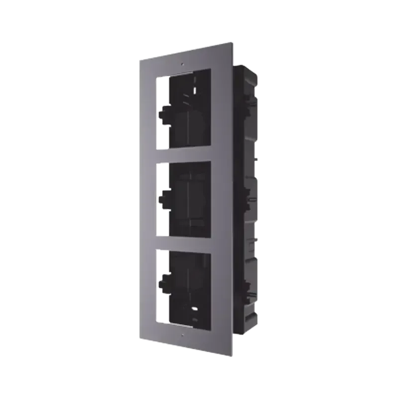 Base de 3 Espacios para EMPOTRAR Módulos de Videop Base de 3 Espacios para EMPOTRAR Módulos de Videop