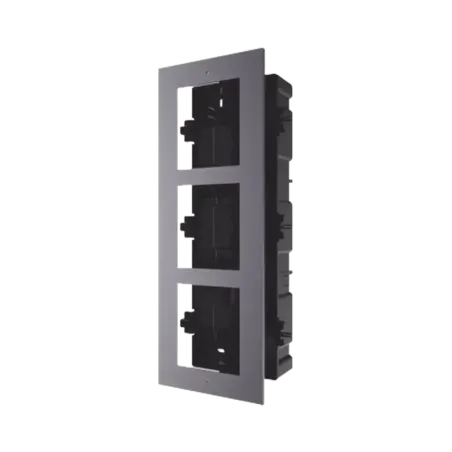 Base de 3 Espacios para EMPOTRAR Módulos de Videop