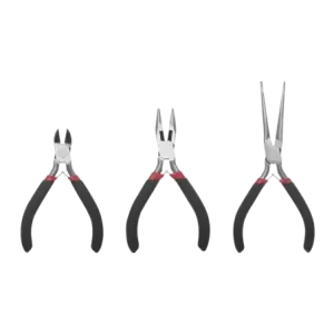 Juego de 3 Mini Pinzas de Corte de 5in. Incluye: P