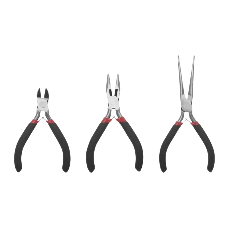 Juego de 3 Mini Pinzas de Corte de 5in. Incluye: P Juego de 3 Mini Pinzas de Corte de 5in. Incluye: P