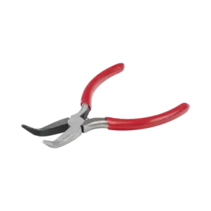 Pinza punta Curveada de 5in con Mango Forrado Plás