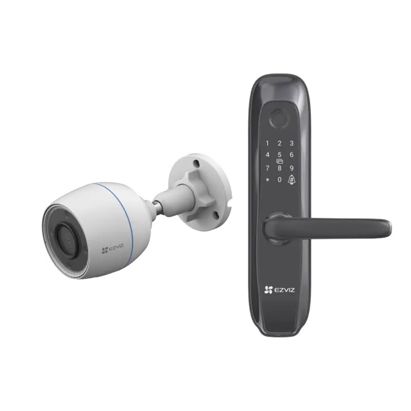 Kit de Cerradura Inteligente con Camara IP Wi