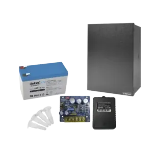 Kit con fuente PLB3 con salida de 12 Vcc a 4 Amper