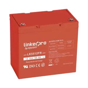 Batería 12 V55 AhULTecnología AGM-VRLAVida útil pr