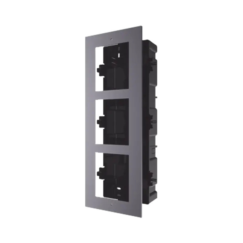 Base de 3 Espacios para EMPOTRAR Modulos de V Base de 3 Espacios para EMPOTRAR Modulos de V