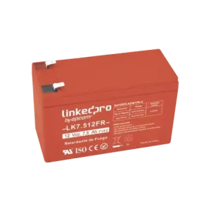 Batería 12 V7.5 AhULTecnología AGMVida útil promed