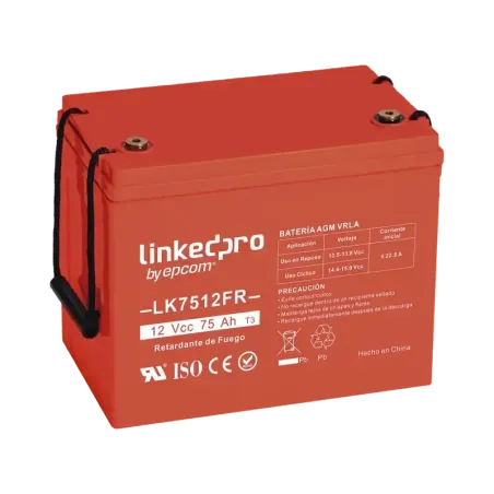 Batería 12 V75 AhULTecnología AGM-VRLAVida útil pr