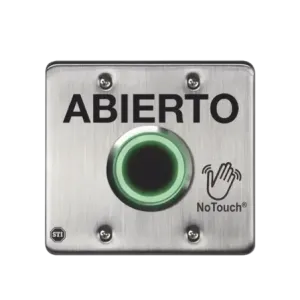 Interruptor IR NoTouch® de Acero Inoxidable, Salid