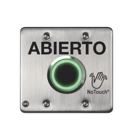 Interruptor IR NoTouch® de Acero Inoxidable, Salid