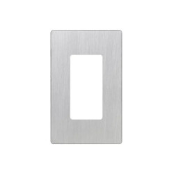 Placa de pared 1 espacio, diseño tipo metálico, pa