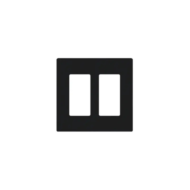 Placa de pared 2 espacio, para atenuador dimmer, s Placa de pared 2 espacio, para atenuador dimmer, s