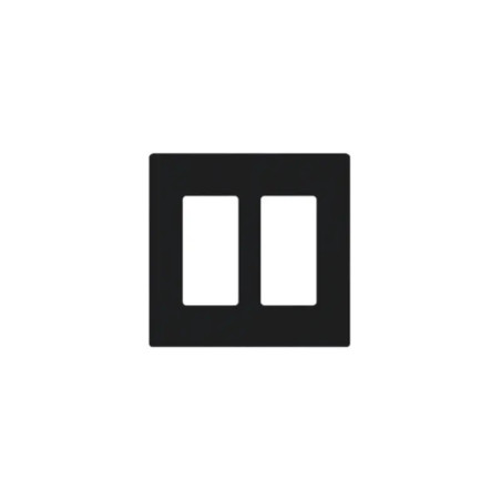 Placa de pared 2 espacio, para atenuador dimmer, s