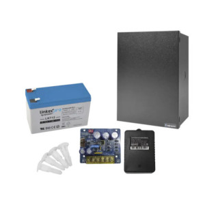 Kit con fuente PLB3 con salida de 12 Vcc a 4