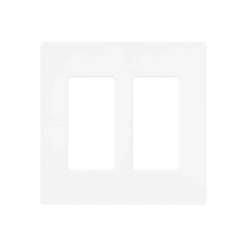 Placa de pared 2 espacios, para atenuador dimmer, Placa de pared 2 espacios, para atenuador dimmer,