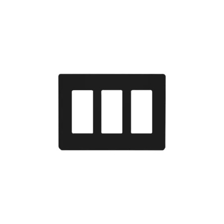 Placa de pared 3 espacio, para atenuador dimmer, s