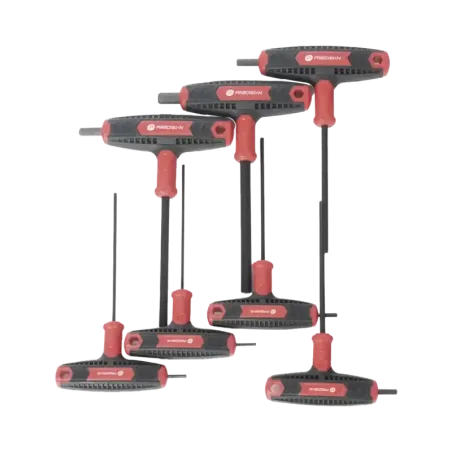 Juego de 7 Llaves Hexagonales  Allen   Milimétrica