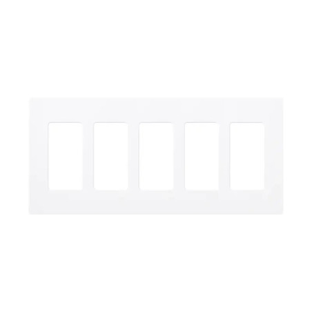 Placa de pared 5 espacios, para atenuador dimmer,
