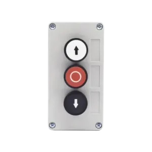 Botonera Triple Para Barreras Vehiculares, Operado