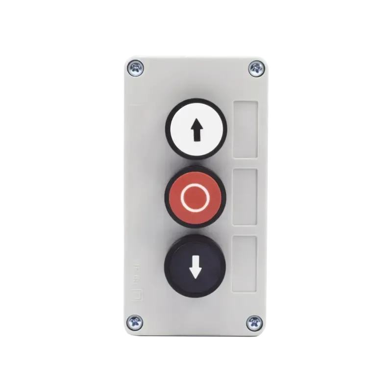 Botonera Triple Para Barreras Vehiculares, Operado Botonera Triple Para Barreras Vehiculares, Operado