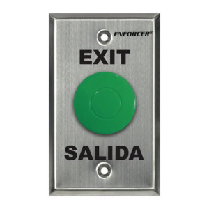 Boton Tipo Hongo - Color Verde - Relevador  N