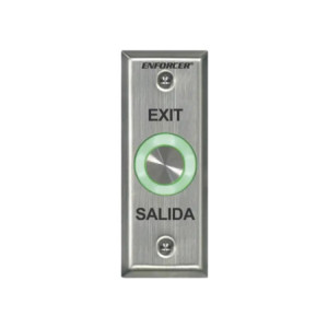Boton de Salida con Aro Iluminado Color Verde
