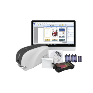 Kit Impresora de tarjetas PVC- Una Cara -incl