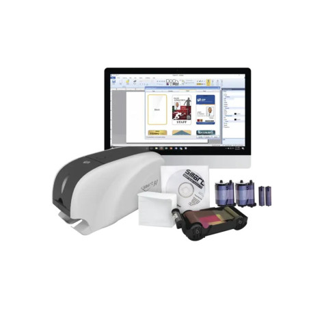 Kit Impresora de tarjetas PVC- Una Cara -incl