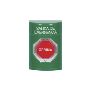 Boton de Salida de Emergencia  Texto en Espa