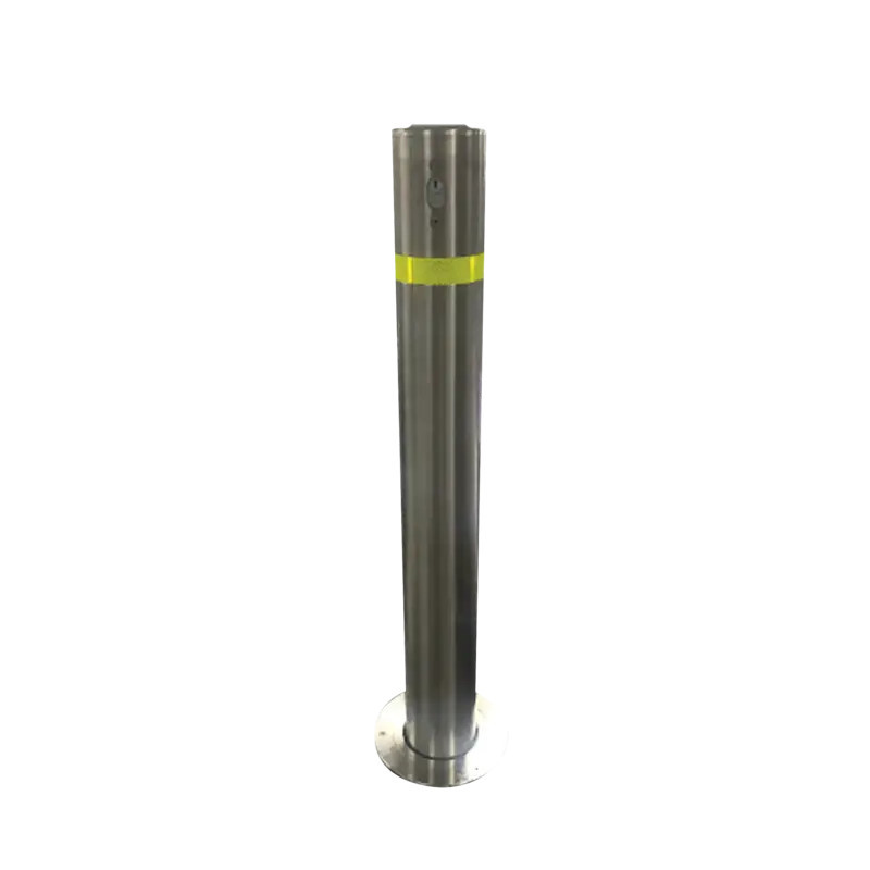 Bolardo retractil de Acero Inoxidable de 900