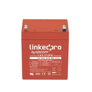 Batería 12 V5.5 AhULTecnología AGMVida útil promed