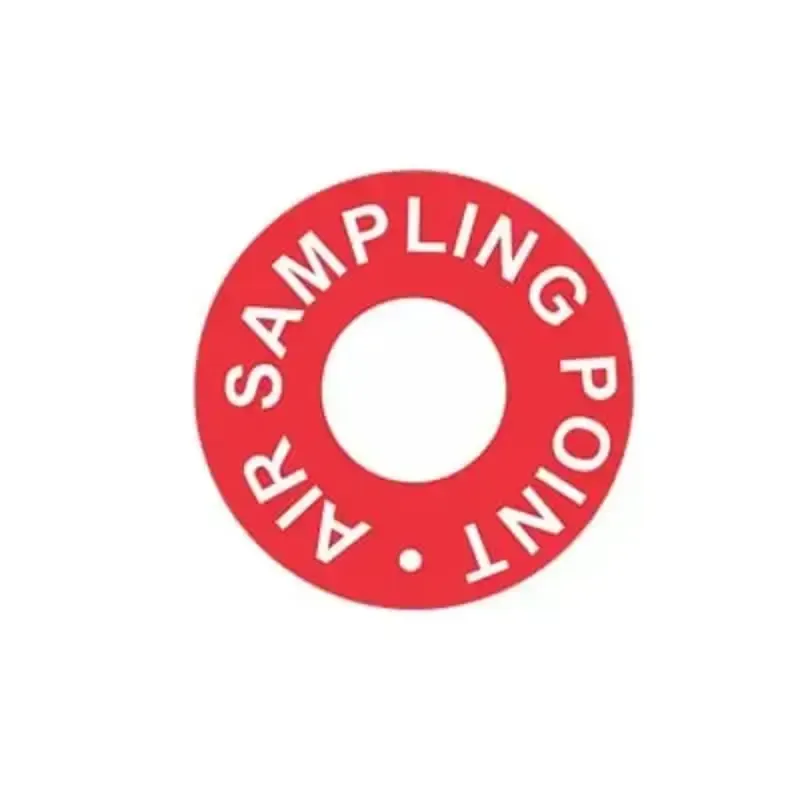 Etiqueta de Punto de Muestreo para Tubería de Aspi Etiqueta de Punto de Muestreo para Tubería de Aspi