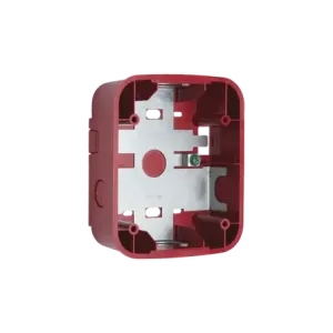 Caja de Montaje en Pared, para Sirena, Color Rojo,