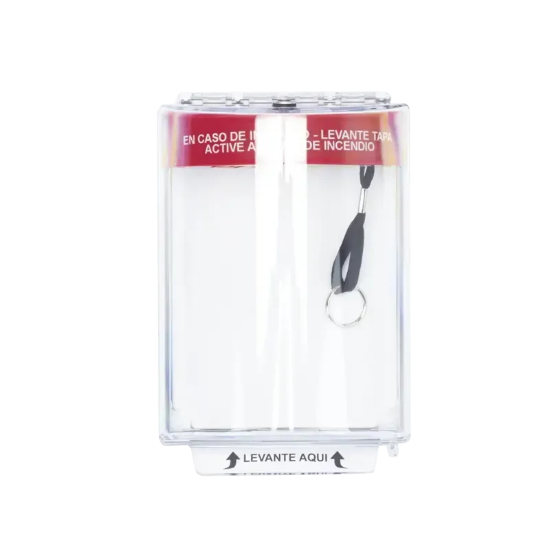 Cubierta Universal Transparente con Sirena, Texto Cubierta Universal Transparente con Sirena, Texto