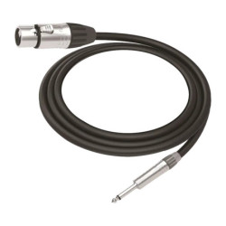 Cable de Audio  XLR 3 Polos Hembra a Plug 1/4 in m