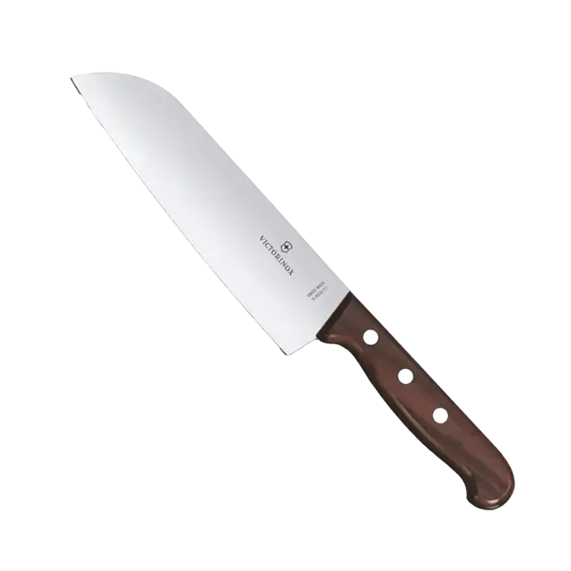 Cuchillo Santoku Wood de 17 cm, Filo con Corte Rec Cuchillo Santoku Wood de 17 cm, Filo con Corte Rec