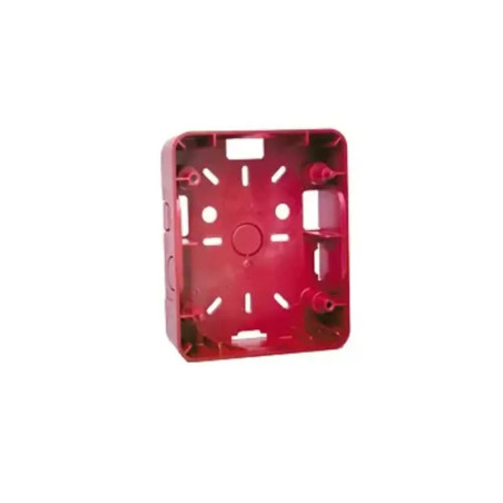 Caja Trasera Resistente a la Intemperie, Roja