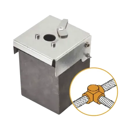 Molde de grafito horizontal unión en T horizontal