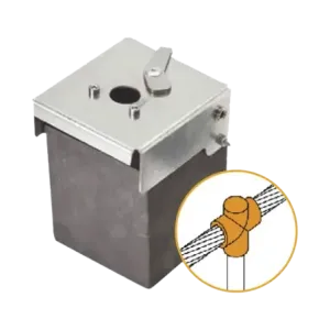 Molde de grafito vertical unión en T vertical de c