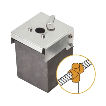 Molde de grafito vertical unión en T vertical de c