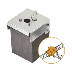 Molde de grafito horizontal unión en T horizontal